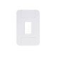 PLACA + TAMPO 4X2 EM TERMOPLASTICO 1 POSTO VERTICAL LINHA TABLET BRANCA TRAMONTINA
