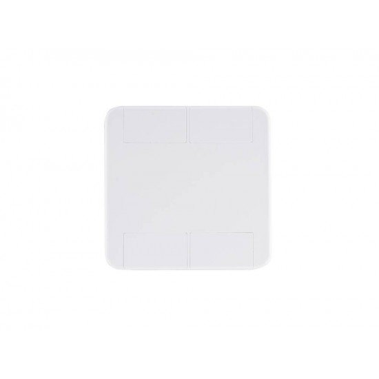 PLACA + TAMPO 4X4 EM TERMOPLASTICO CEGO LINHA TABLET BRANCA TRAMONTINA