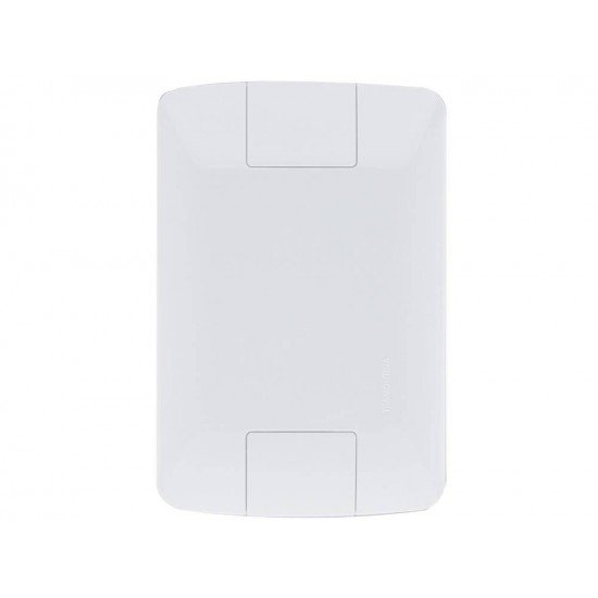 PLACA + TAMPO 4X2 EM TERMOPLASTICO CEGO LINHA ARIA BRANCA TRAMONTINA