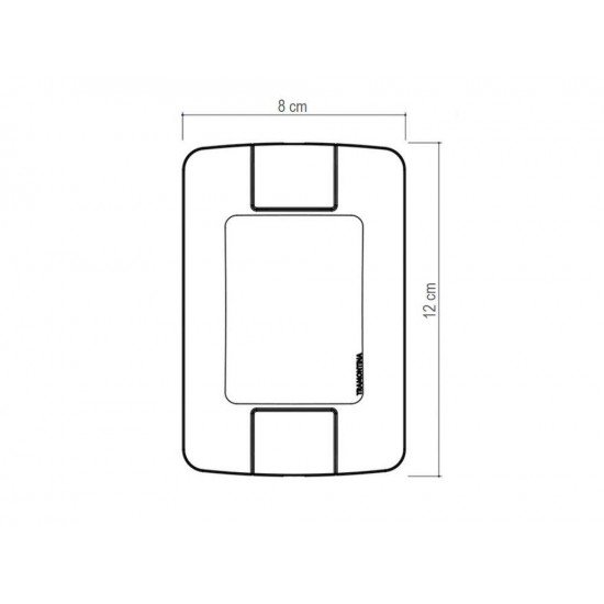 CONJUNTO PLACA 4X2 + 1 TOMADA 2P + T TERMOPL 20A 250V LINHA ARIA BRANCO TRAMONTINA