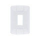 PLACA + TAMPO 4X2 EM TERMOPLASTICO 1 POSTO VERTICAL LINHA ARIA BRANCA TRAMONTINA