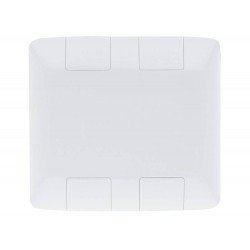 PLACA + TAMPO 4X4 EM TERMOPLASTICO CEGO LINHA ARIA BRANCA TRAMONTINA