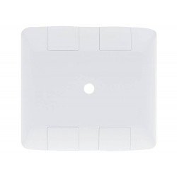 PLACA + TAMPO 4X4 EM TERMOPLASTICO 1 FURO 9,5MM LINHA ARIA BRANCA TRAMONTINA