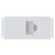 TOMADA RJ45 CAT 6 EM TERMOPLASTICO COMPONENTES METALICOS SISTEMA MODULAR BRANCO TRAMONTINA