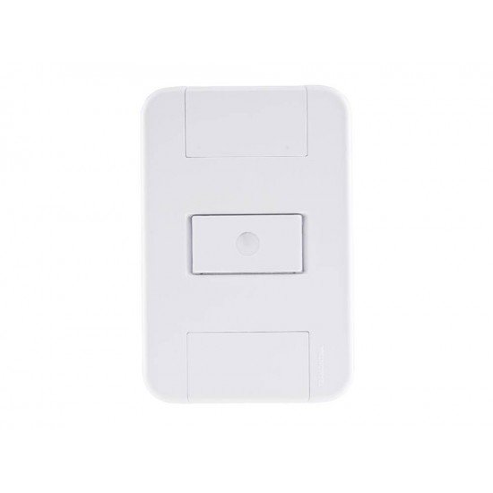 CONJUNTO PLACA 4X2 + 1 TAMPO FURO 9,5MM EM TERMOPLASTICO LINHA TABLET BRANCO TRAMONTINA