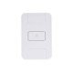 CONJUNTO PLACA 4X2 + 1 TAMPO FURO 9,5MM EM TERMOPLASTICO LINHA TABLET BRANCO TRAMONTINA