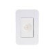 CONJUNTO PLACA 4X2 + DETECTOR DE PRESENCA EM TERMOPLASTICO LINHA TABLET BRANCO TRAMONTINA BIVOLT