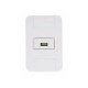 CONJUNTO PLACA 4X2 + 1 TOMADA USB 1,5A TERMOPL LINHA TABLET BRANCO TRAMONTINA BIVOLT