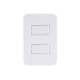 CJ PLACA 4X2 + 1 INTER SIM + 1 INTER PARALELO TERMOPL 10A 250V TABLET BRANCO TRAMONTINA
