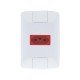 CONJUNTO PLACA 4X2 +1 TOMADA 2P + T VERMELHA TERMOPL 20A 250V LINHA ARIA BRANCO TRAMONTINA