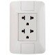 CONJUNTO 2 TOMADAS 2PMAIST UNIVERSAL 15 16 A 250 V BRANCO - ARIA TRAMONTINA
