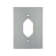 KIT 12 UNI TAMPA 4X2 1 POSTO PARA TOMADA EM TERMOPLASTICO CINZA CLARO LINHA PLASTIBOX TRAMONTINA