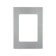 KIT 12 UNI TAMPA 4X2 3 POSTOS JUNTOS EM TERMOPLASTICO CINZA ESCURO LINHA PLASTIBOX TRAMONTINA