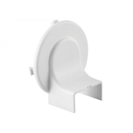 CONECTOR DE SAIDA EM TERMOPLASTICO PARA CANALETA 20X10 NA COR BRANCA TRAMONTINA