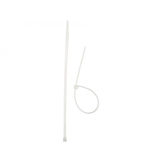 PACOTE COM 50 ABRACADEIRAS EM TERMOPLASTICO 400 X 4,8MM BRANCO TRAMONTINA