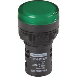 SINALIZADOR TRD16-22DS 4 110 V VERDE TRAMONTINA