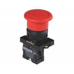 BOTAO DE EMERGENCIA TRP2-ES542 -1NF VERMELHO EM TERMOPLASTICO TRAMONTINA
