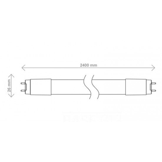 LAMPADA LED HO BASE GU13 3800 LM 40 W BIVOLT 6500 K LUZ BRANCA TRAMONTINA