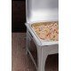 RECHAUD RETANGULAR EM ACO INOX BANHO MARIA TAMPA REMOVIVEL COM FOGAREIRO CUBA 1 2 8,4 L TRAMONTINA