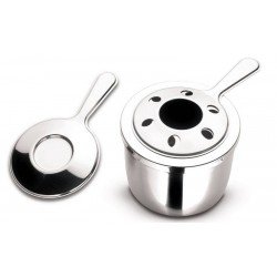 FOGAREIRO PARA RECHAUD EM ACO INOX COM REGULADOR DE CHAMA TRAMONTINA