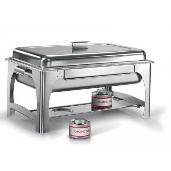 RECHAUD BANHO-MARIA COM TAMPA REMOVIVEL ACO INOX TRAMONTINA