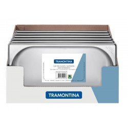 DISPLAY DE CUBAS ACO INOX 6 PC 1 3 SEM ALCAS - PROFUNDIDADE 65MM TRAMONTINA