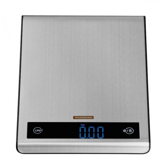 BALANCA DIGITAL PARA COZINHA UTILITY EM ACO INOX TRAMONTINA