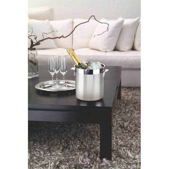 BALDE PARA GARRAFAS COSMOS EM AÇO INOX 18,2 CM 5,2 L TRAMONTINA