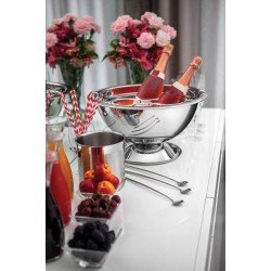 BALDE DE GELO COSMOS EM AÇO INOX COM ACABAMENTO FOSCO SEM TAMPA 12 CM 1,5 L TRAMONTINA