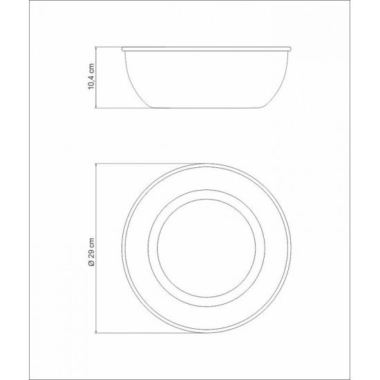 POTE TRAMONTINA FREEZINOX REDONDO EM AÇO INOX COM ACABAMENTO FOSCO SEM TAMPA 28 CM 5,8 L