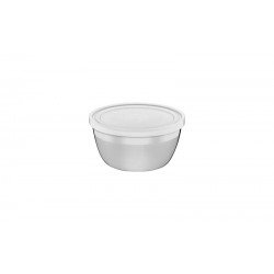 POTE REDONDO FREEZINOX EM ACO INOX COM TAMPA PLASTICA 9 CM 0,3 L TRAMONTINA