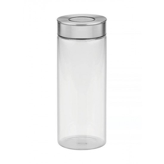 POTE DE VIDRO PUREZZA COM TAMPA DE ACO INOX 10 CM 1,8 L TRAMONTINA