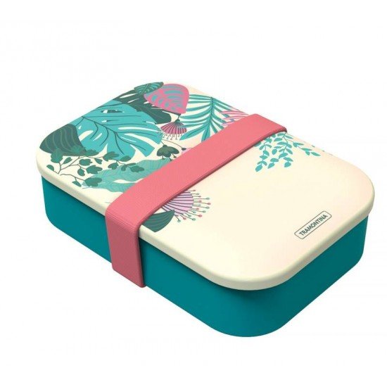 POTE PARA ALIMENTOS BY ME COM TAMPA ESTAMPADA 1 L TRAMONTINA