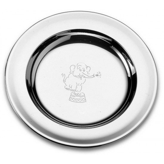 PRATO INFANTIL BABY EM ACO INOX ELEFANTE 23 CM TRAMONTINA