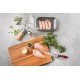 ASSADEIRA COSMOS RETANGULAR EM ACO INOX 30 CM TRAMONTINA