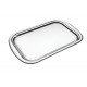 BANDEJA COSMOS RETANGULAR EM ACO INOX 39 CM TRAMONTINA