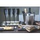 BALDE DE GELO EM ACO INOX FOSCO COM BORDA EM BRILHO 14 CM 1,8 L TRAMONTINA