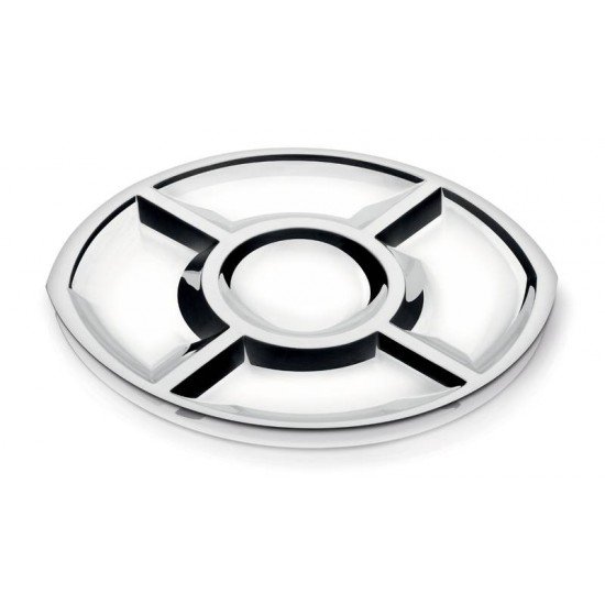 PETISQUEIRA COSMOS EM ACO INOX COM CINCO DIVISORIAS TRAMONTINA