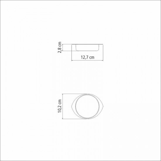 TAÇA PARA SOBREMESA TRAMONTINA SERVICE EM AÇO INOX  0,16 L