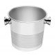 BALDE PARA GARRAFAS MILLENIUM EM ACO INOX BRILHO COM DETALHES FOSCOS 20 CM 5,2 L TRAMONTINA