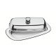 MANTEIGUEIRA TRAMONTINA SERVICE RETANGULAR EM AÇO INOX COM TAMPA