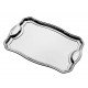 BANDEJA CLASSIC RETANGULAR EM ACO INOX COM ALCAS 49 X 34 CM TRAMONTINA