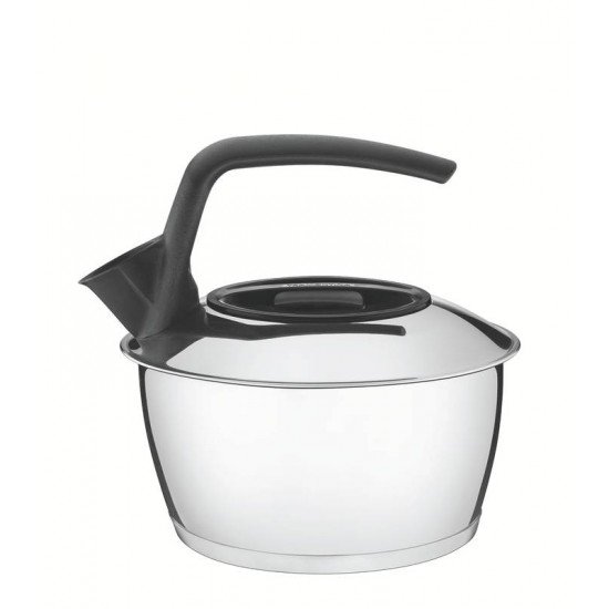 CHALEIRA EM ACO INOX COM FUNDO TRIPLO CABO PRETO 1,5 L TRAMONTINA
