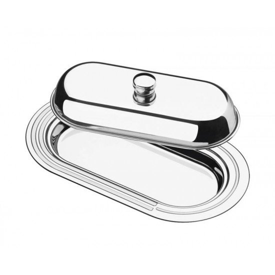 MANTEIGUEIRA CICLO EM ACO INOX COM TAMPA TRAMONTINA