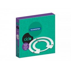 DESCANSO DE PRATO CIRCULAR EM ACO INOX TRAMONTINA