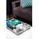 BANDEJA PRISMA RETANGULAR EM ACO INOX 51X36 CM TRAMONTINA