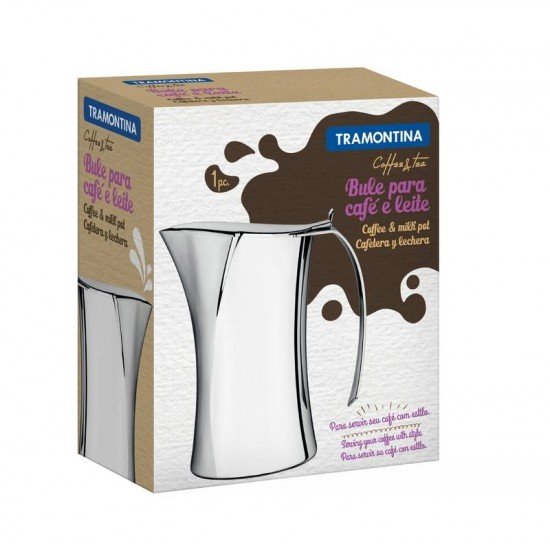BULE HARMONY EM ACO INOX PARA CAFE E LEITE 440 ML TRAMONTINA