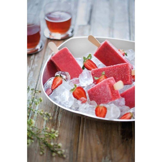 CENTRO DE MESA TR3S EM ACO INOX DESIGN TRES PONTAS 4,4 L TRAMONTINA