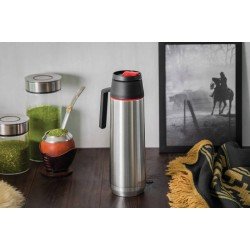 GARRAFA TERMICA EXATA EM ACO INOX COM AMPOLA DE ACO 0,75 L TRAMONTINA