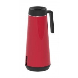 BULE TERMICO EXATA EM ACO INOX VERMELHO COM INFUSOR 1 L TRAMONTINA